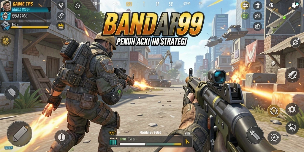 Tangkapan layar utama BANDAR99 menampilkan aksi gameplay yang seru.