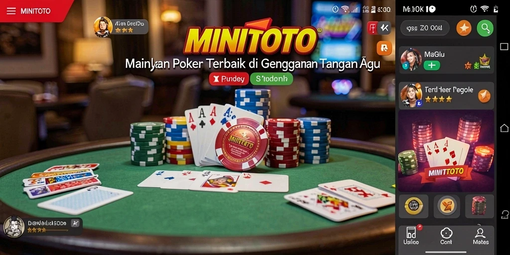 Tampilan screenshot gameplay Poker yang menarik dan seru di MINITOTO.