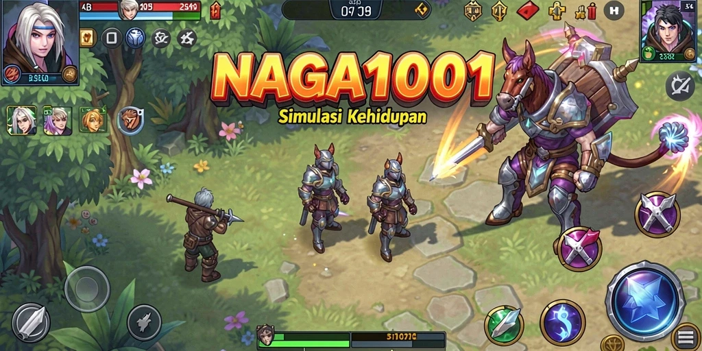 Tangkapan layar dari gameplay NAGA1001 yang menarik dan imersif.