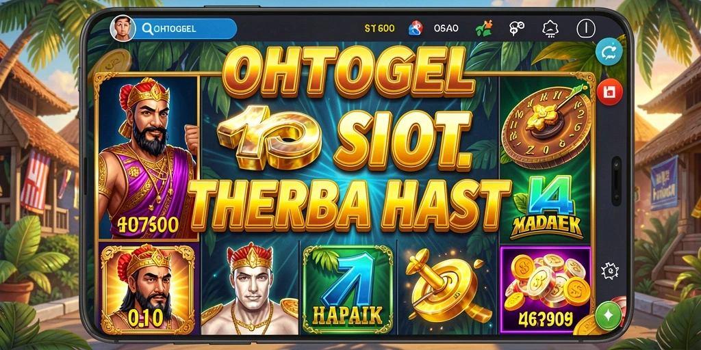 Tampilan layar permainan Slot OHTOGEL yang memukau dan menarik.