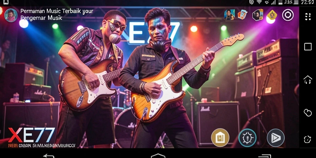 Tampilan gameplay XE77 yang menawan dan interaktif.
